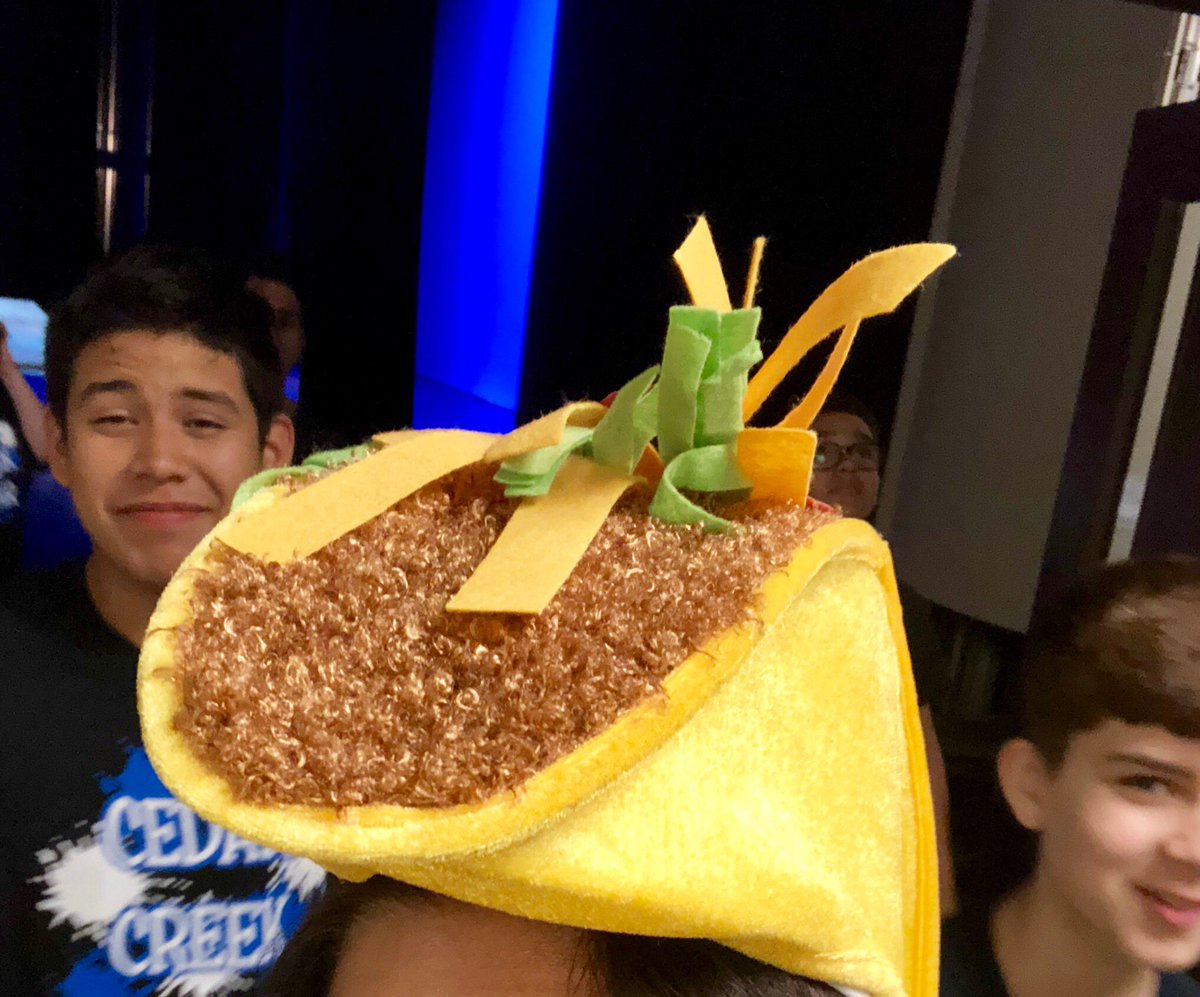 ElissaQAdams's tweet photo. CCMS Pop Show choir concert!  Everyone is going to taco ‘bout it! https://t.co/5a8mlFMEHF