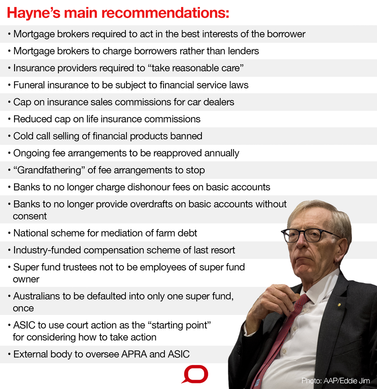 ConversationEDU's tweet image. After the Coalition won #AusVotes19, they must now implement the #BankingRC recommendations.

But will they have a lasting effect on the #banking and #financial sector? Our @unimelb finance expert argues “no”: bit.ly/2wcVk08