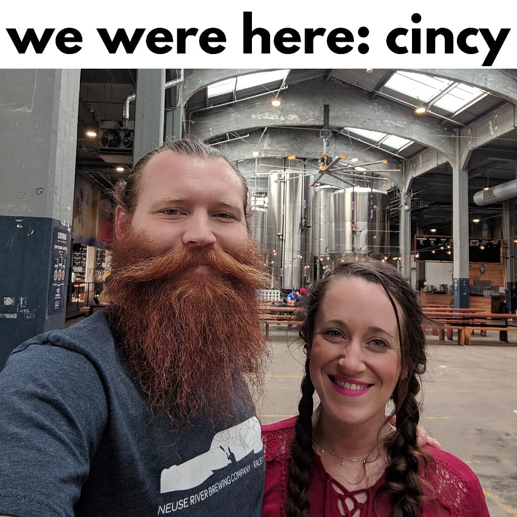 yukonsbeard's tweet photo. Who's ever been to Cincinnati? 😊 Leave a comment below👇 and let me know!   👍 Stopped by @rhinegeist while we were here in Cincy.

#cincy #rhinegeist #ohbeer #ohiobeer #ncbeer #travel #cincinnati #ohio #nhlplayoffs #reds #bigassfan #bigfan #craftbeer #wewerehere #beardlife https://t.co/6UUnUUz4Cc