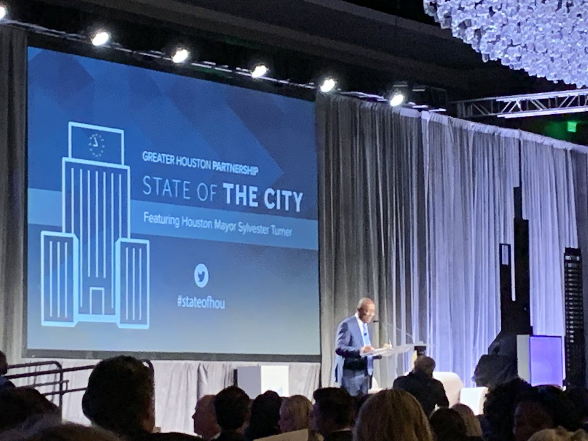 khdecuir's tweet photo. “Houston is strong!” Great event today at #StateofHOU #siliconbayou https://t.co/rvbDrauQaM