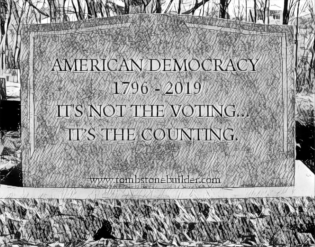 FujEdwards's tweet photo. @olgaNYC1211 #TrumpsBunkerHill #EndTheGOP
#ItsTheCounting #Resist https://t.co/ohEYzv04y4