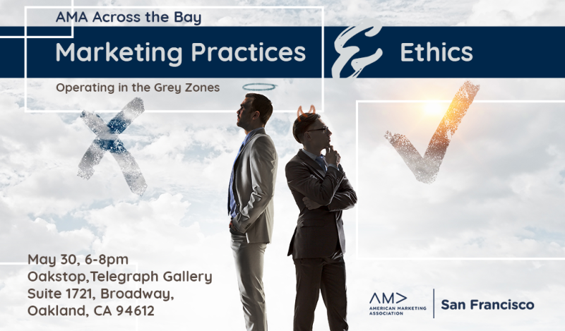 AMASanFrancisco's tweet photo. So, what do you think qualifies as ‘unethical’ in the marketing world? Misleading ads, emotional exploitation, or lack of info? Everyone has a different opinion. Come to our next event in Oakland and discuss this controversial but essential topic with us!

https://t.co/34D5mfQydw https://t.co/50E6ArFYWJ
