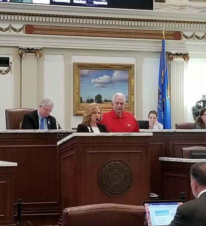 I was proud to present Mr. Ronnie Funck of El Reno as Veteran of the Week in the House today. As we approach Memorial Day, it is particularly poignant to me to recognize a veteran who has devoted so much of his life to our nation. Thank you, Mr. Funck for your service!