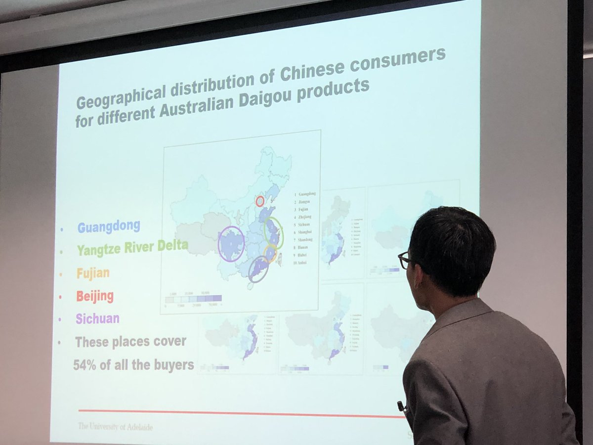 WendyUmberger's tweet photo. Geographical distribution of #Diagou food trade  in China from@Australia @UoAGFAR https://t.co/hF7xeyMmKP