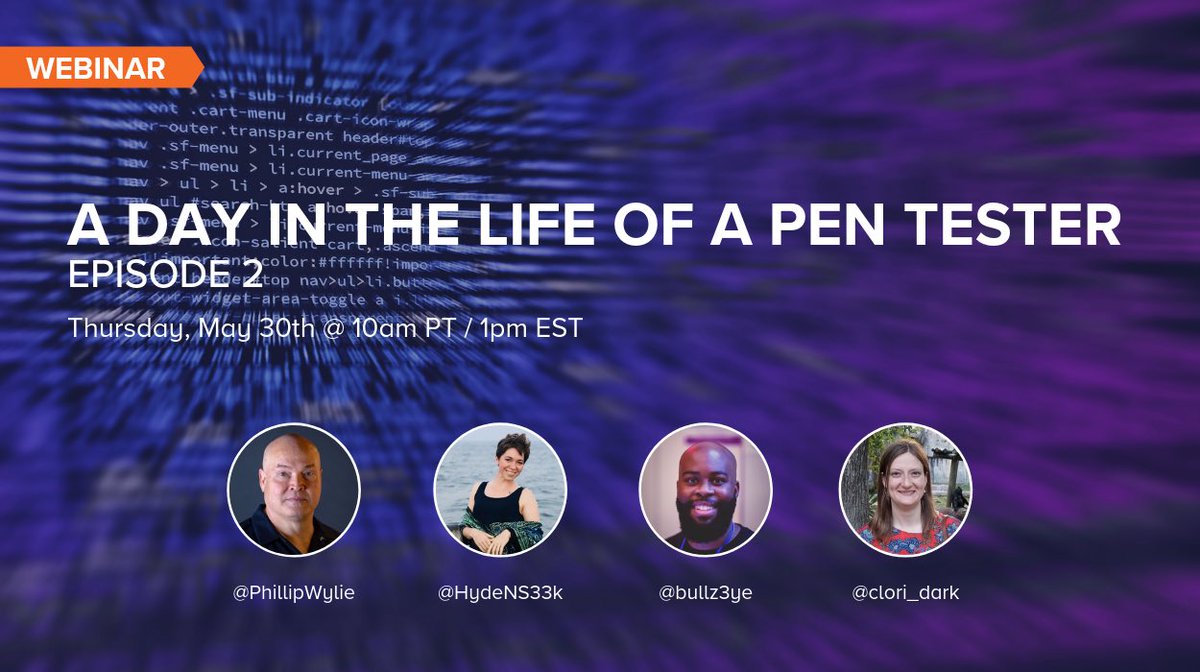 bullz3ye's tweet photo. Super excited and honored to be on the next @Bugcrowd  webinar with @HydeNS33k and @clori_dark speaking on #pentesting and all things #infosec! Represent @Dallas_Hackers! #appsec #BugBounty #security https://t.co/SbYLkLP7qJ
