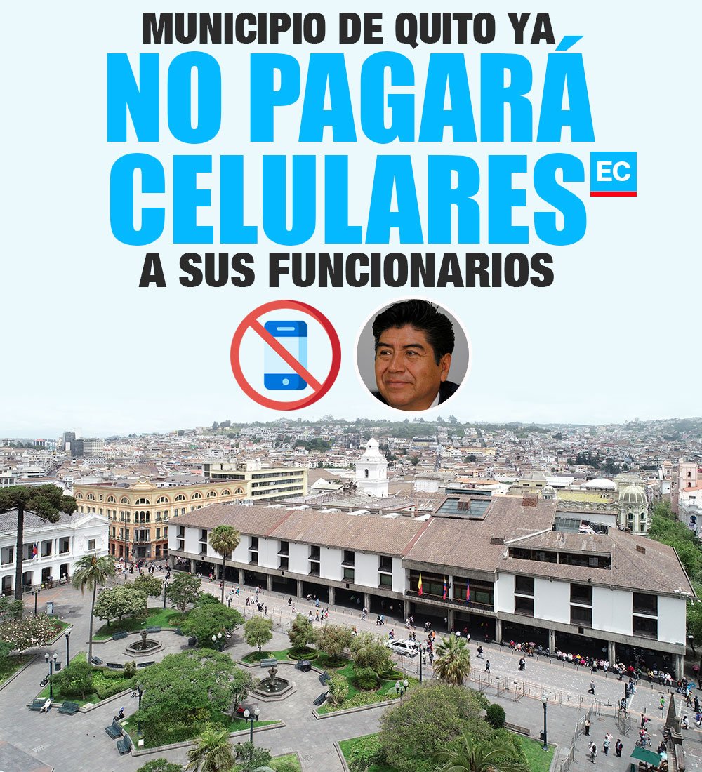 elcomerciocom's tweet photo. #ATENCIÓN | Jorge Yunda prohíbe el uso de recursos del Municipio de Quito para pagar planes de celular de funcionarios. También regula el uso de vehículos de la Alcaldía. La Resolución 003 entró en vigencia » https://t.co/HjN8DO6AYL https://t.co/63TaZMsZbg