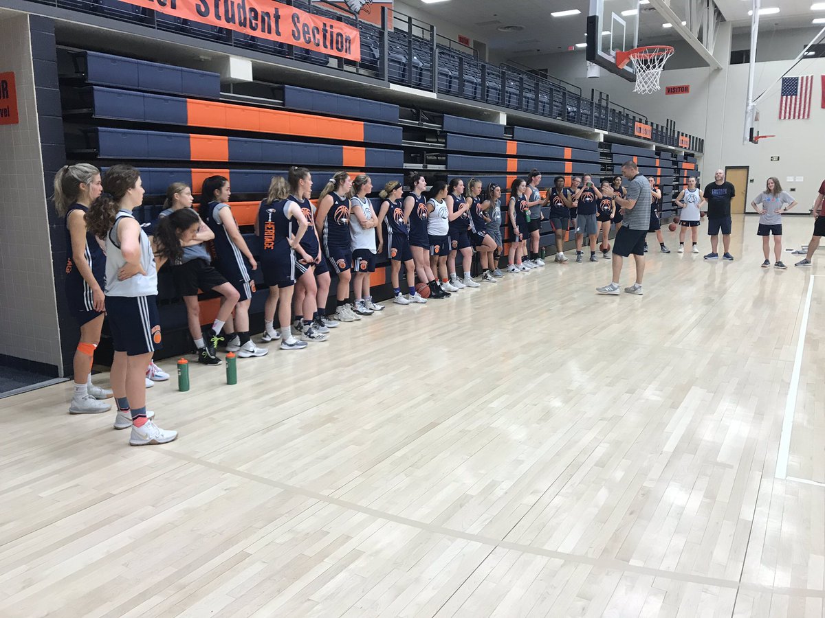 coachsjeffrey's tweet photo. @WarEaglesGBB finished our first day of JV/Varsity tryouts! Great turnout! Way to work girls! 🦅 🏀 🧡 https://t.co/wPUoC6awpO