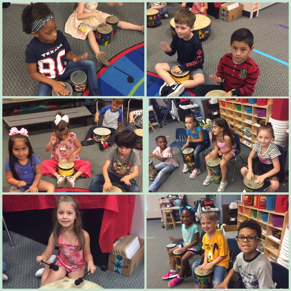 Drum circle CKC-style! <a href="/CrosbyKinder/">Crosby Kindergarten</a> #wewillrocku