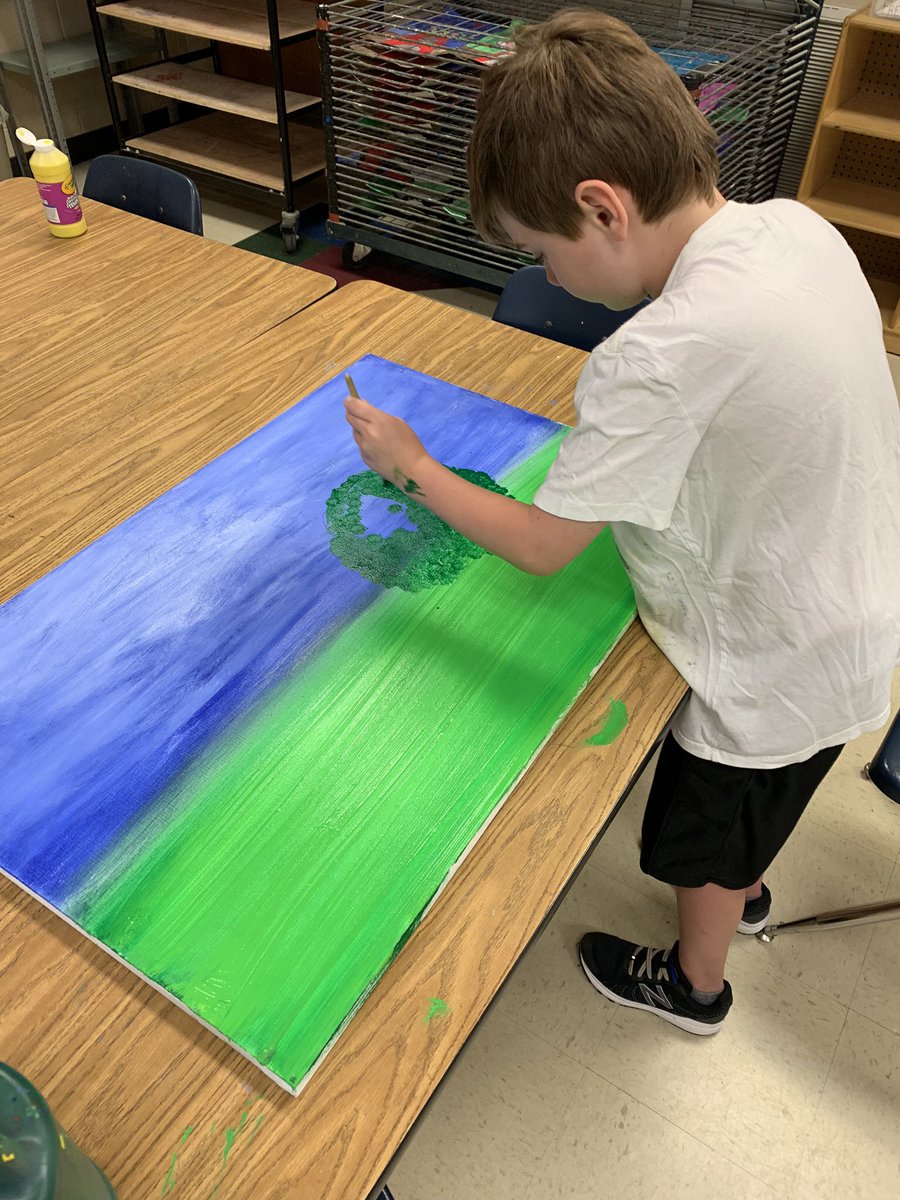 TchrAiello's tweet photo. Mad props to Jeremy Beaton.He graciously offered to paint with Caden after school, on the last week of school nonetheless! This selfless and generous act sparked such joy.Positive male role models rock and Mr. B is the best! #SharonStrong #PositiveMaleRoleModel https://t.co/ITewgONXjF