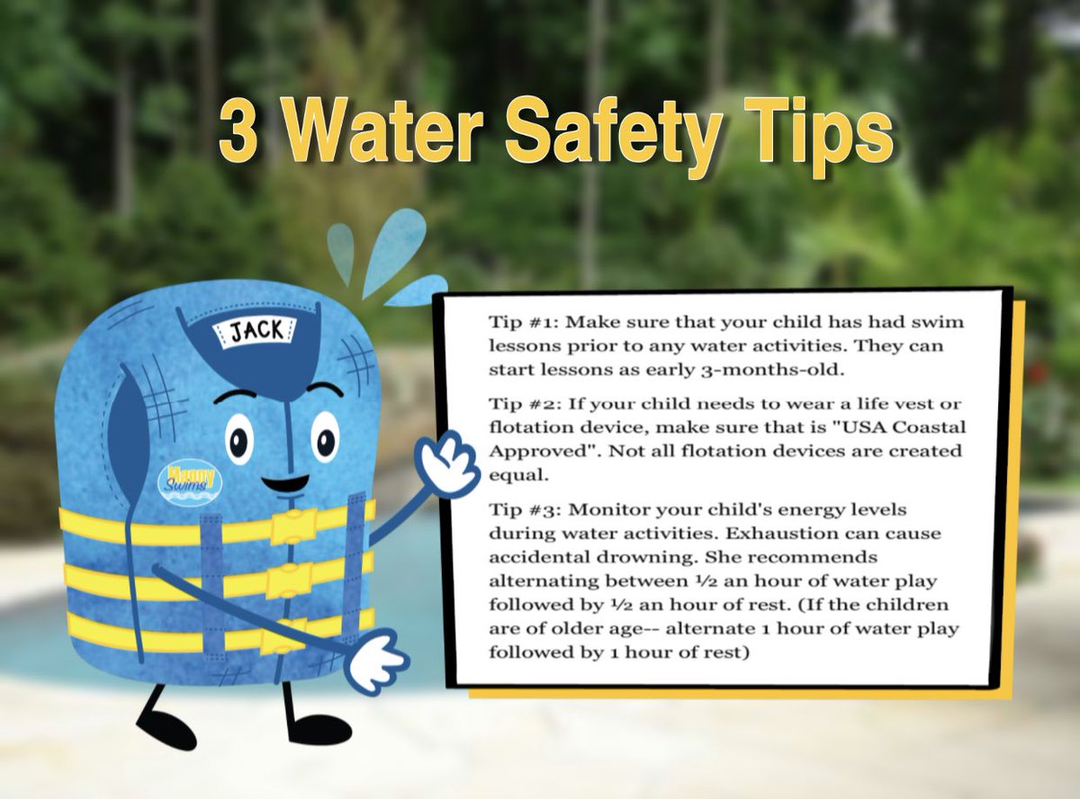 MannySwims's tweet photo. Here are some life-saving water safety tips that should be followed whether you're swimming with your child at the pool, beach, or just hanging out near a body of water. #WaterSafetyMonth https://t.co/GZ4nnuozuT