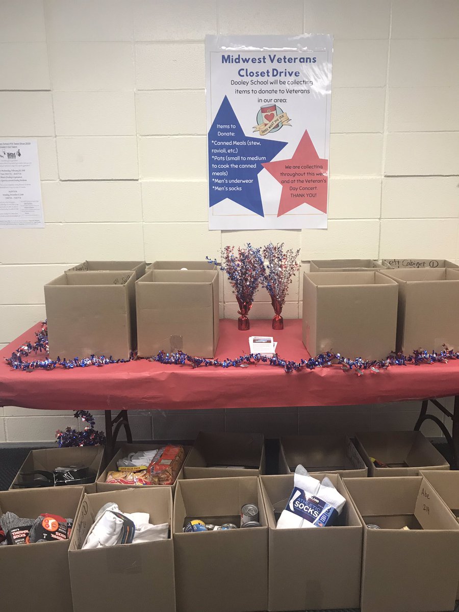 A4. Dooley pride was at an exceptional high when we saw the outpouring of support for The Veterans Closet!  #54Chat #VeteransDay2018