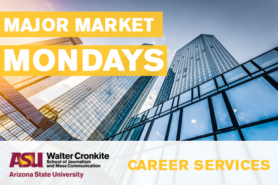 JOB ALERT | 📣 Check out today's media jobs in top 10 U.S. markets. 
links.asu.edu/CronkiteAlumni