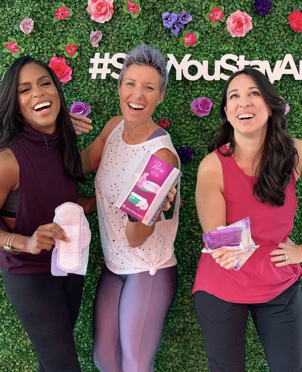 Had a BLAST with <a href="/poise/">Poise</a> and @Jshepherd_MD sharing my story with light bladder leakage (LBL) and getting real on women’s health. @Poise’s new pad with wings is a game changer!! bit.ly/PoisexErinOprea #Ad #StayYouStayAmazing