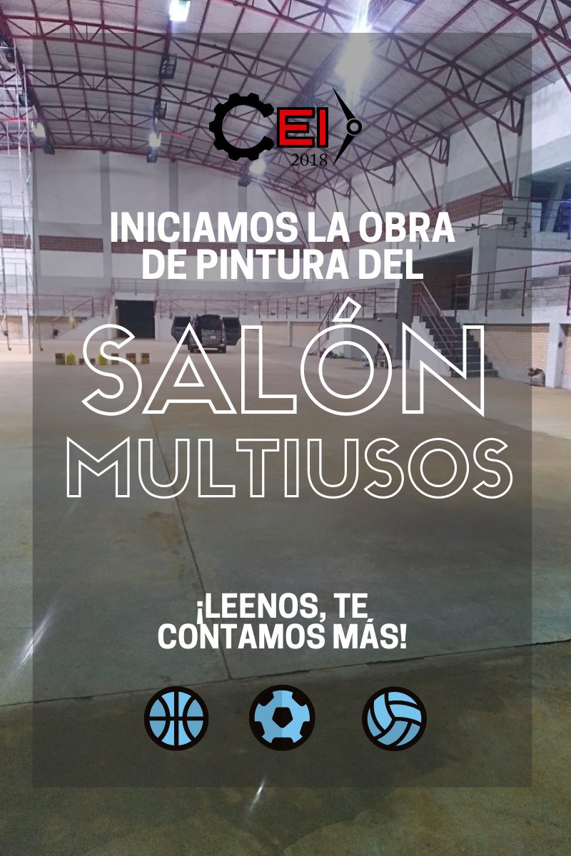 CEI_UNA's tweet photo. PROYECTO SALÓN MULTIUSO

Desde el CEI, HOY dimos inicio a los trabajos para la pintura de la cancha del polideportivo
🕑 Duracion estimada: 20 días https://t.co/ZWAbgL0boN
