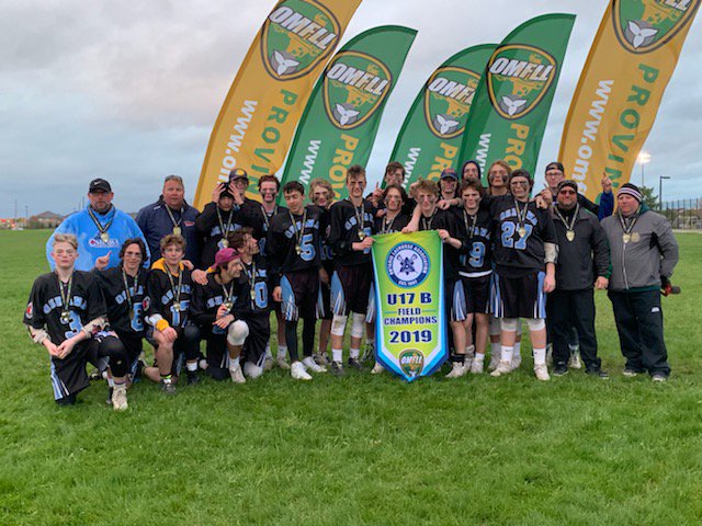 LacrosseOshawa's tweet photo. #OBKShoutout #OBKMidget have won #OMFLL #Provie #Gold!! #OBKProud your hard work and dedication has paid off!! https://t.co/KzOWFIkTHy