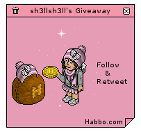 ish3lly's tweet image. ♡ Follow &amp;amp; Retweet ♡
Chance to win a sack
Tag a friend to win a GC
Winners will be chosen in a week
Goodluck #Habbo @Habbo 
♡ .com only ♡