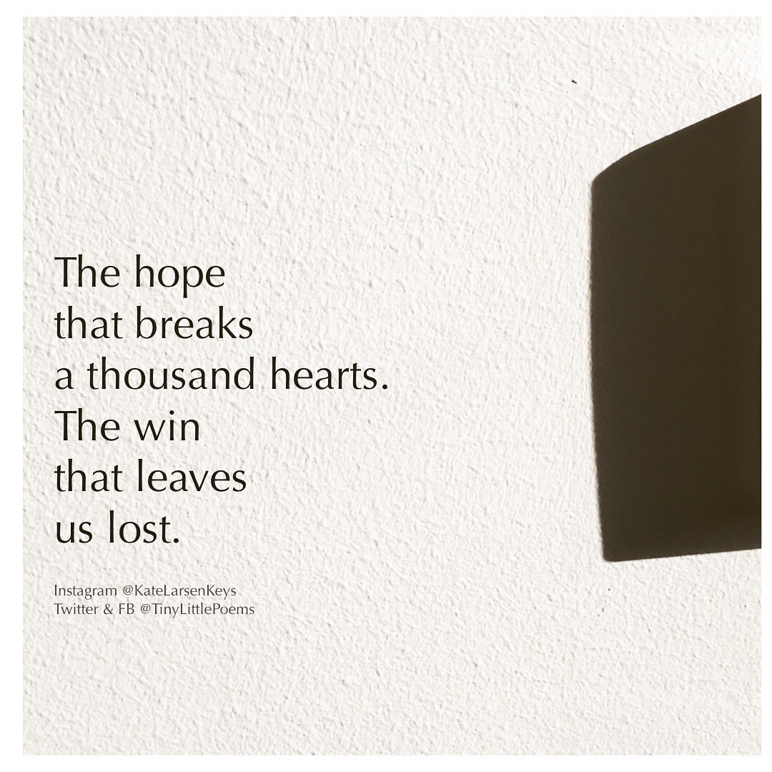 KateLarsenKeys's tweet photo. The hope
that breaks
a thousand hearts.
The win
that leaves
us lost.
#TinyLittlePoem #Poetry #AdelaidePoetry #StreetsOfAdelaide #AusPol #AusVotes #AusVotes2019 #mpy #vss https://t.co/OTJIPrMB94