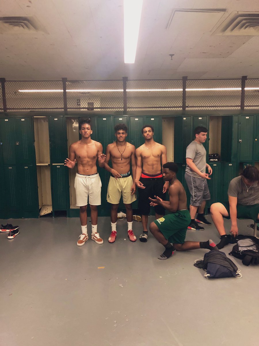 After practice pic. Making family out of teammates 💯