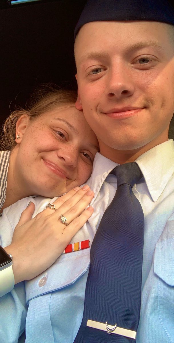 cameronswanzyy's tweet photo. Well it finally happened, I’ve been in love with her since we were 12 years old.  We’ve been through ups and downs, good times and bad times, she’s everything I could ever want in a woman.  I can’t wait to spend the rest of my life with you Mady❤️ https://t.co/UsTWxVzqgA