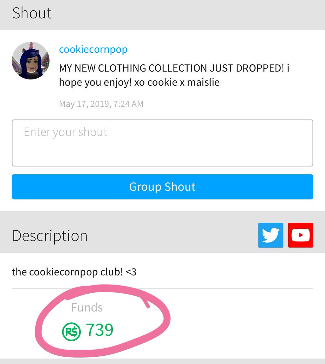 Cookie On Twitter 500 Robux Giveaway Follow The