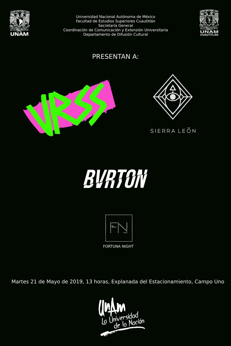 URSSbajoelarbol's tweet photo. ¡Mañana tocamos en @FESC_UNAM Campo 1 junto a los amigos @sierraleonmusic y @BVRTONMX, 1 pm explanada del estacionamiento, pasen la voz! #FESunam https://t.co/9phnOGkLwJ