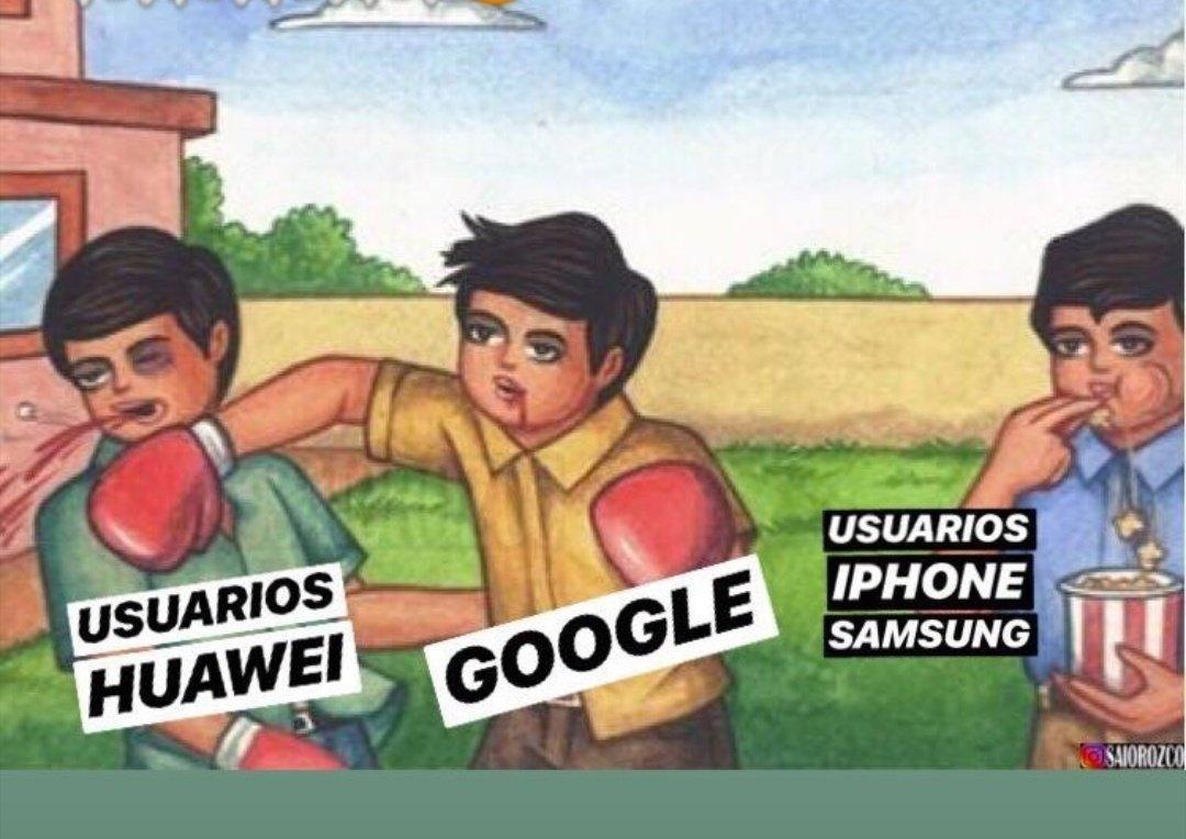 ElDeCreativo's tweet photo. Les traigo un meme para explicarles lo de #Huawei y #Google https://t.co/qIm8OUeS2t