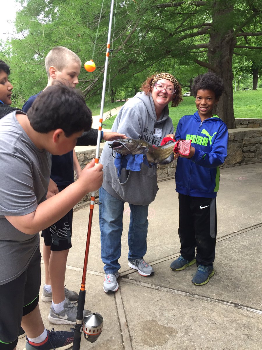 lorabishop19's tweet photo. Fifth graders had a busy time fishing!! So did Mrs. Albee and myself!
#fortheloveof5th #BrookridgeSMSD https://t.co/G5zPsriLPx