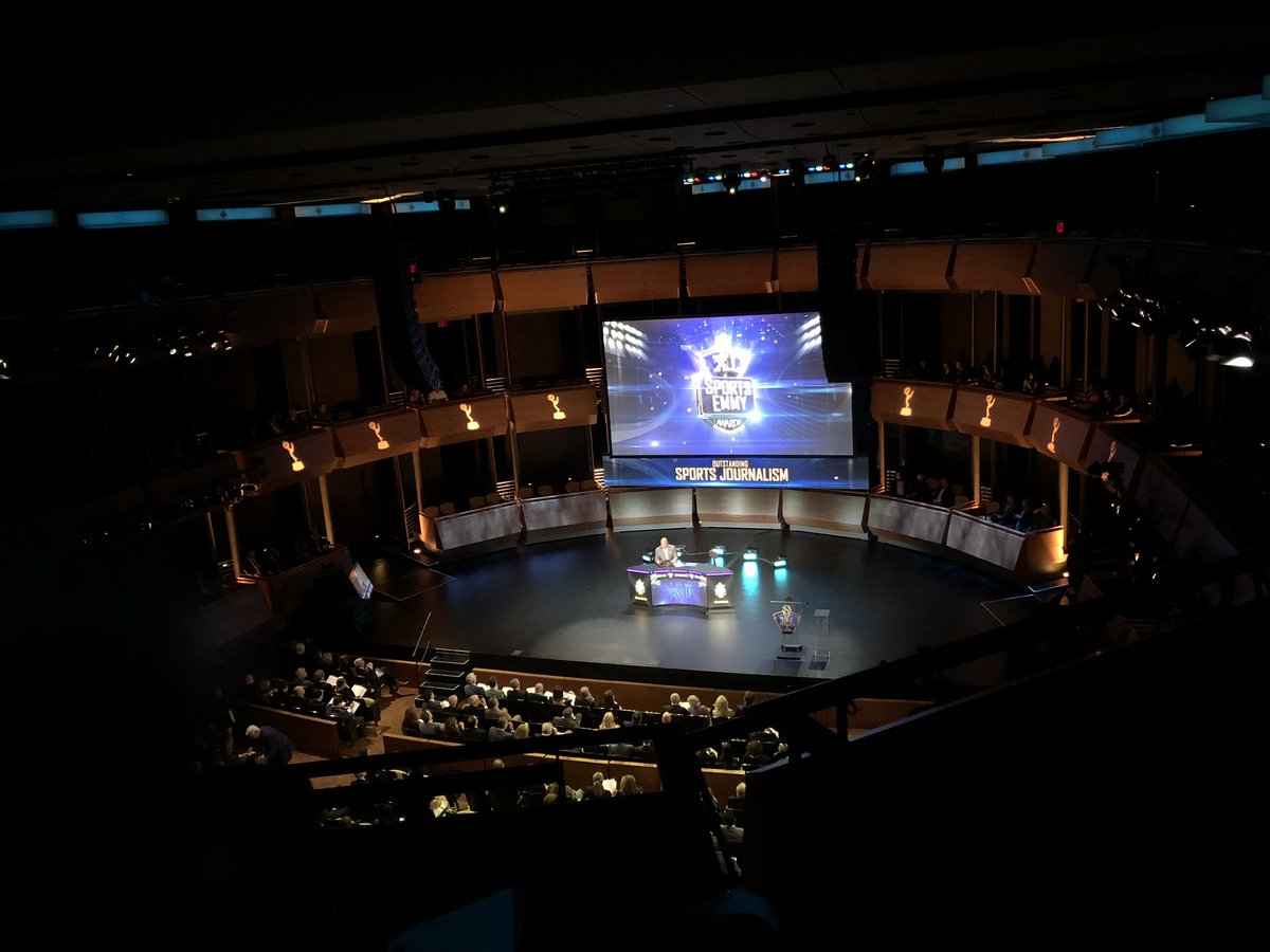 jadeeum's tweet photo. Just found out it’s @NHLNetwork 1st Emmy! Hats off to the entire team.  Hats off to all the amazing designers &amp; directors who were nominated. There lies the honour #SportsEmmys https://t.co/SQIHP66WSh