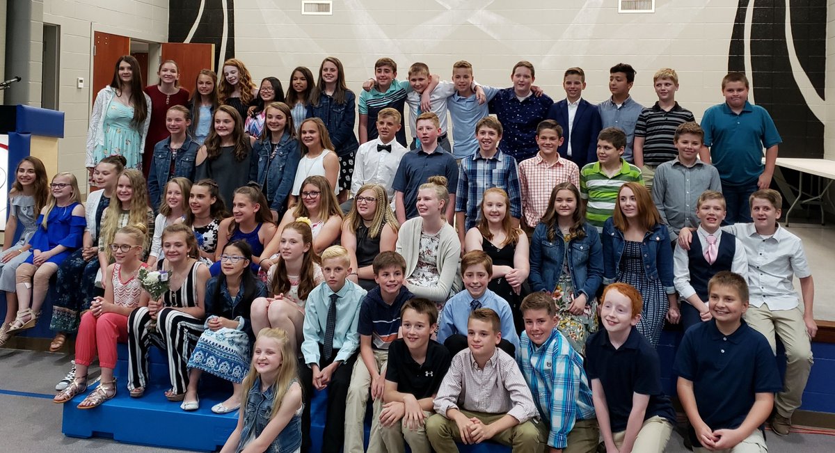 Lincoln_Trail's tweet photo. Going to miss this great group of kids! #6thGradeGraduation https://t.co/lBpm3XK1dw