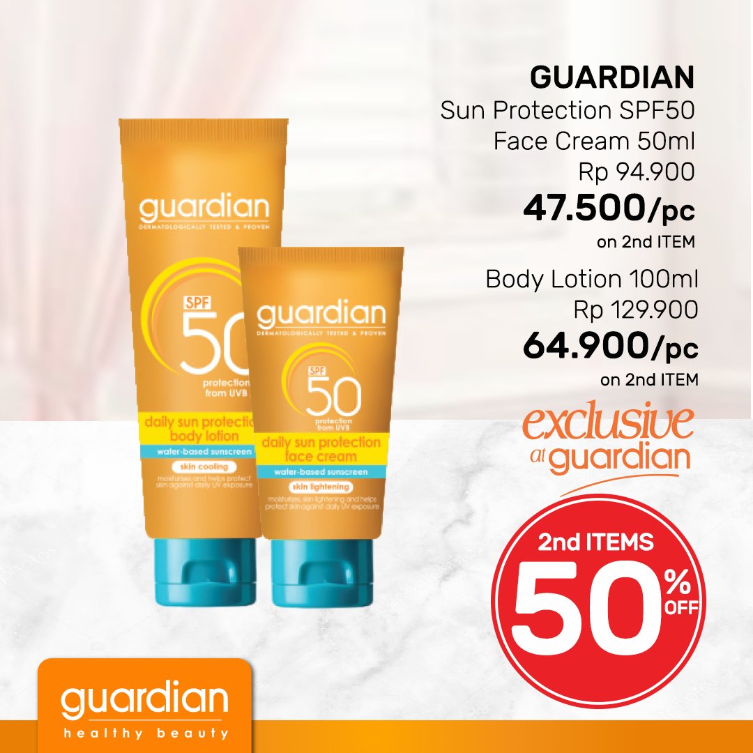 Udah Tau Belum Kalo Produk Produk Guardian Brands Lg Diskon 50 On 2nd Item Beli Produk Pertama Dengan Harga Normal Guardian Indonesia Scoopnest