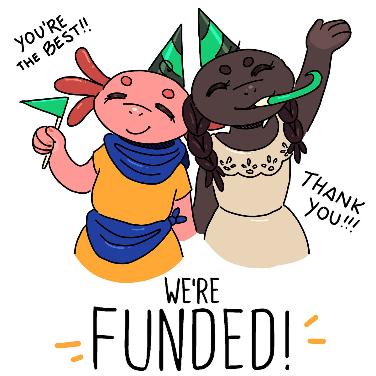 salamendergame's tweet photo. Big shoutout and heartfelt THANK YOU to everyone for helping us hit our funding goal on #Kickstarter! There are still 10 days left on the campaign, so you still have a chance to nab those donor-exclusive items if you donate now! https://t.co/OewWySIqqh #indiedev #gamedev #vr https://t.co/t75dNk2F9T