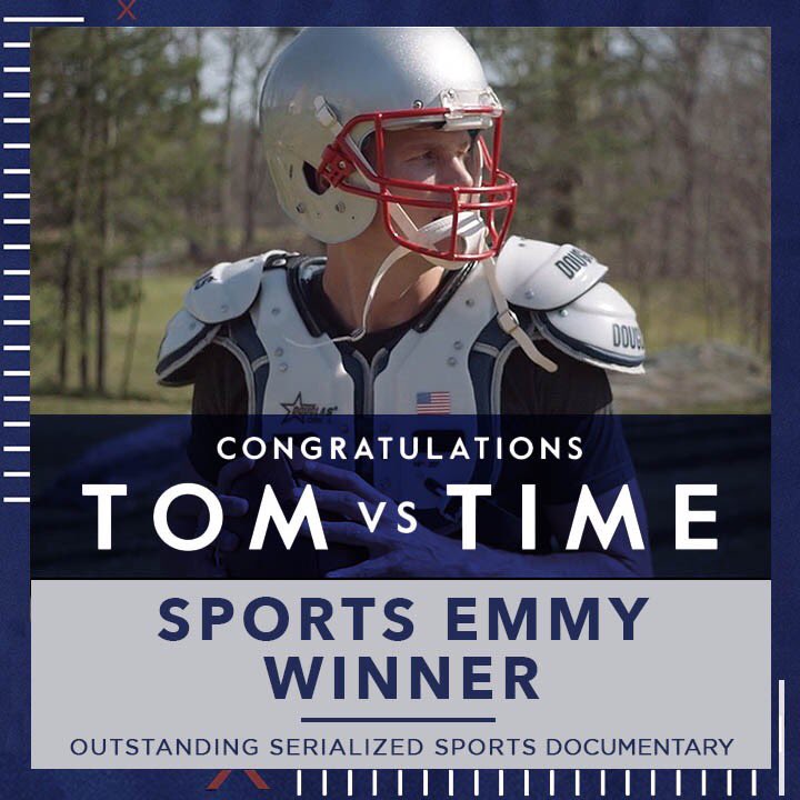 religionofsport's tweet photo. Tom vs. Time takes home the Sports Emmy 🏆 https://t.co/d4LQPXC6tl