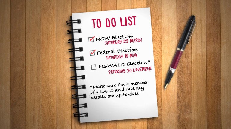 nswalc's tweet photo. The NSWALC Election will be held across the state on November 30. This is your opportunity to have your say on the future of Land Rights in NSW. If you're not a member, now is the time to join your LALC. For members, it is important that your contact details are up to date! https://t.co/eAVDsFavW8