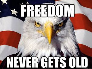 Freedom never gets old. Thanks to all who defend it…