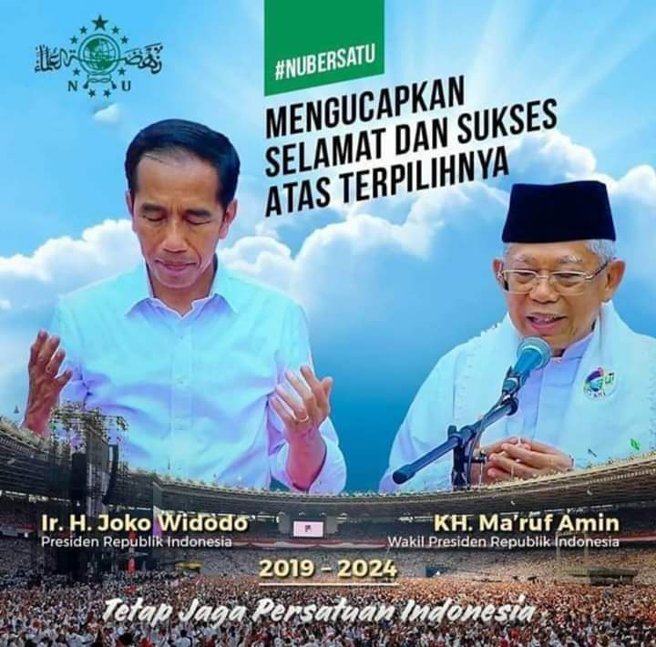 KaumKus6's tweet photo. Selamat dan Sukses.!

Atas terpilihnya Bpk @jokowi dan @Kiyai_MarufAmin sebagai Presiden dan Wakil Presiden 2019-2024. https://t.co/2Z4v7zzRad