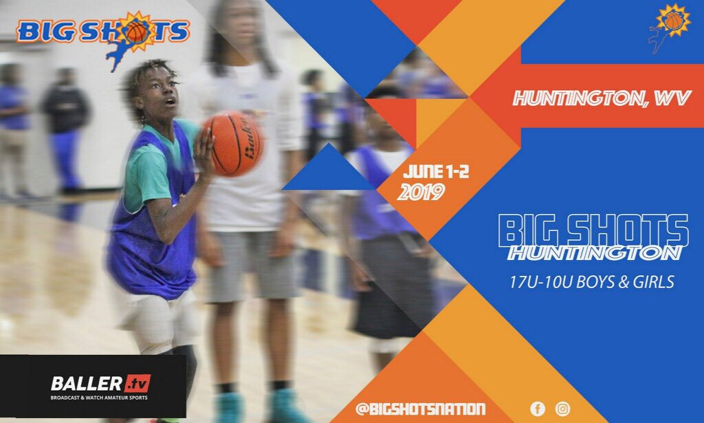 BigShotsMW's tweet photo. BIG SHOTS HUNTINGTON WITH GARDNER ROAD WV

🗓 June 1-2, 2019
📍Huntington, WV
🖥 https://t.co/nboA52ie8m

🚨Some of the best prospects in WV, OH, &amp; KY will be in attendance https://t.co/5nw15ga7Mc