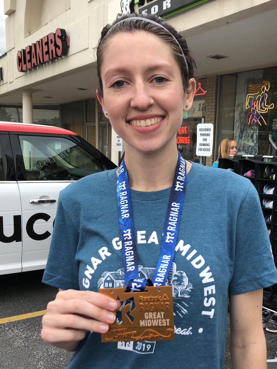 RunningForKicks's tweet photo. #MedalMonday!!! Great job everyone! 
🏅 Kelly - Ragnar “Great Midwest” Relay
🏅 Mary, Trish and Todd  - Run to Pub Marathon Relay 
🏅 Stephanie  - Chicago Spring Half Marathon https://t.co/BTQj5YzrKS