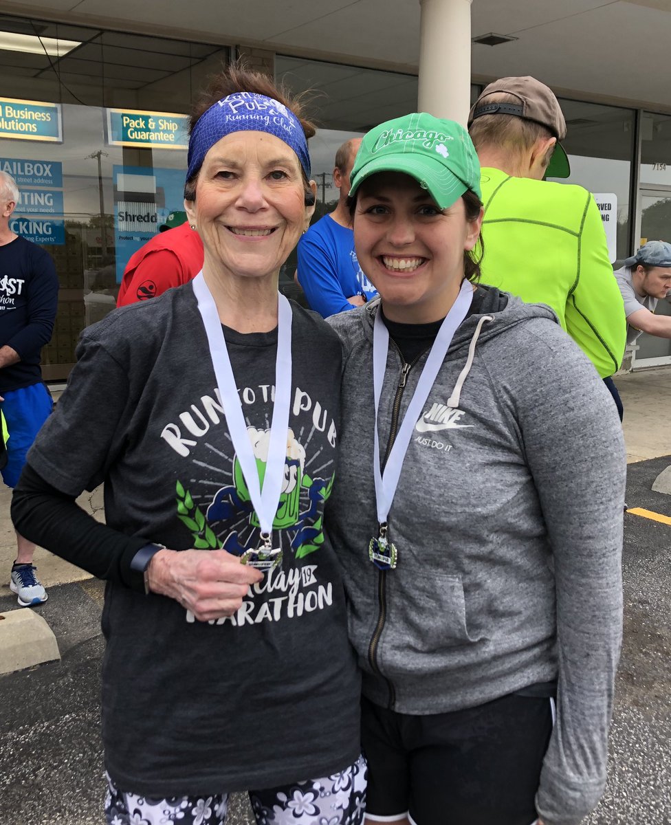 RunningForKicks's tweet photo. #MedalMonday!!! Great job everyone! 
🏅 Kelly - Ragnar “Great Midwest” Relay
🏅 Mary, Trish and Todd  - Run to Pub Marathon Relay 
🏅 Stephanie  - Chicago Spring Half Marathon https://t.co/BTQj5YzrKS