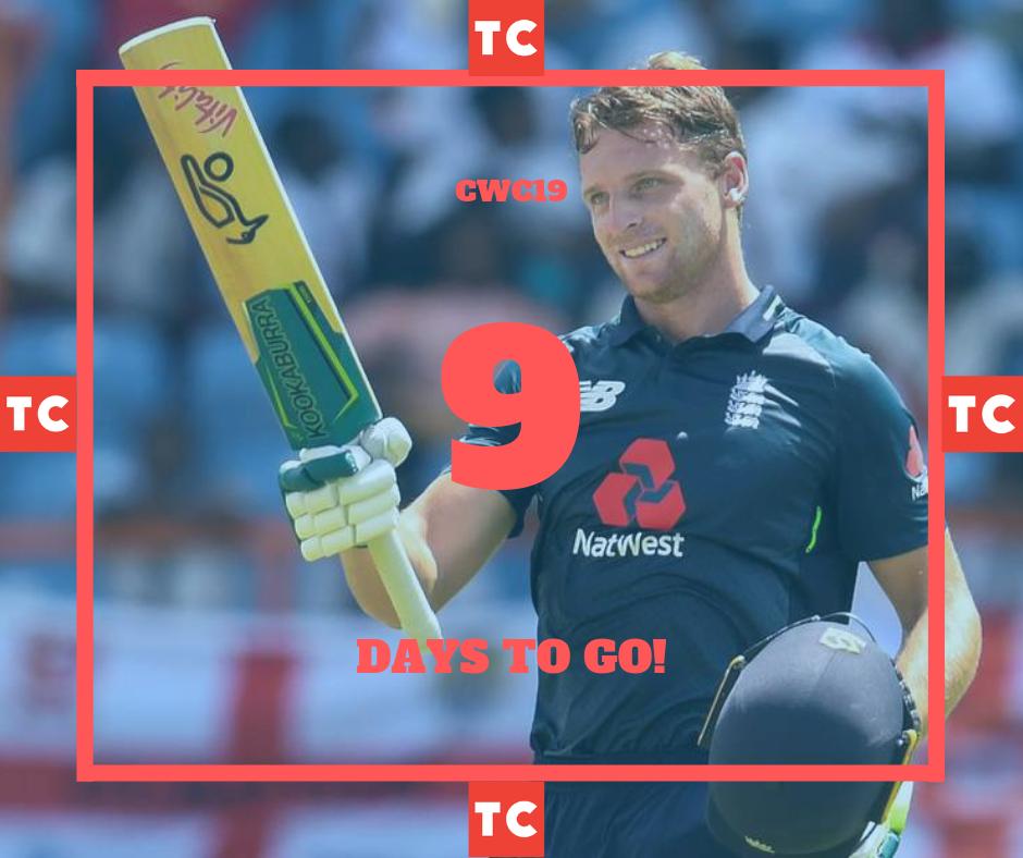 CWC | The World Cup is just 9 days away.
England are red hot favourites to win the tournament for the first time due to their incredible batting power and depth.
Watch Jos Buttler's 100 off 50 balls v Pakistan earlier this month at the Ageas Bowl here ⬇️ 

bit.ly/2YDmppt