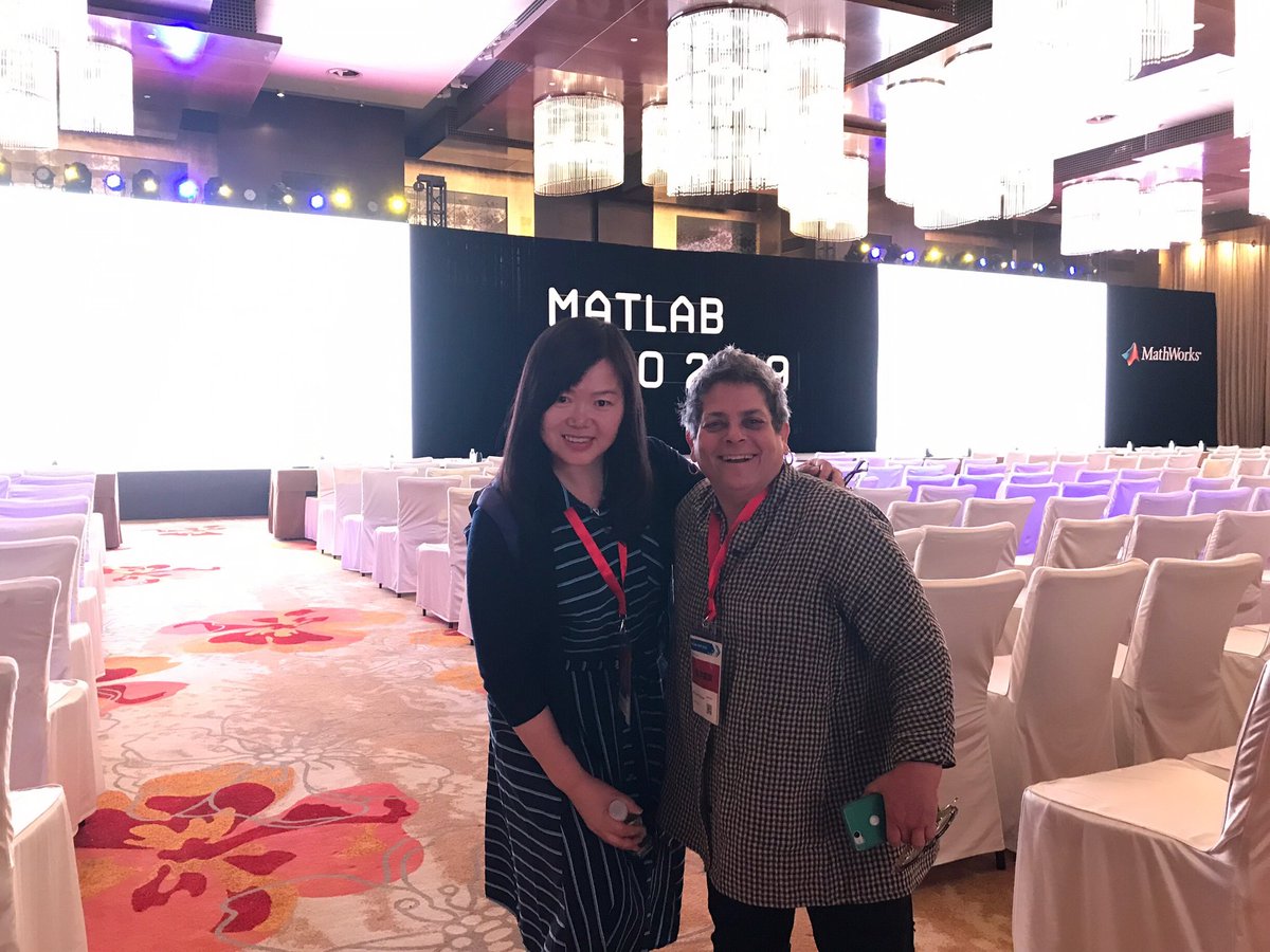 ilovepuzzles's tweet image. 49 years of MATLAB expertise! Expo in Beijing. #shelovesmatlab #matlabexpo #MATLABEXPO