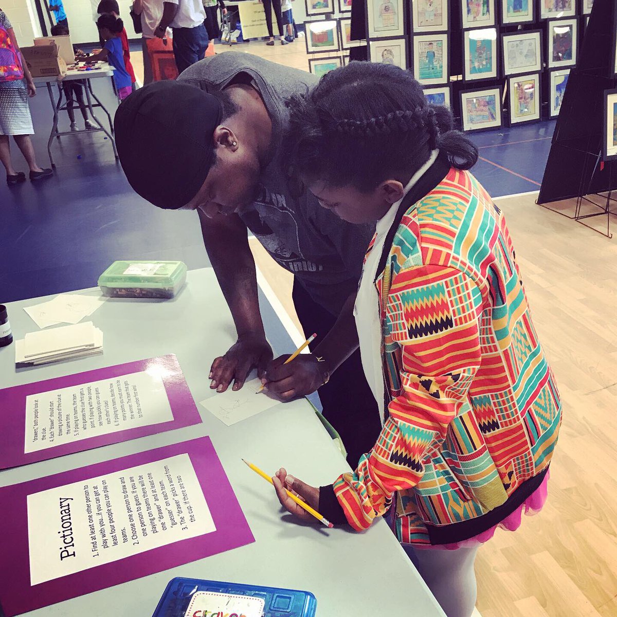 Catawba Trail Art (@catawbatrailart) on Twitter photo Bottle cap art, self portraits, Pictionary, and roll-a-creature games were just a few of the activities at the art show! #CTEArtsNight2019 <a href="/CatawbaTrail/">Catawba Trail Colts</a> Bottle cap art, self portraits, Pictionary, and roll-a-creature games were just a few of the activities at the art show! #CTEArtsNight2019 <a href="/CatawbaTrail/">Catawba Trail Colts</a>