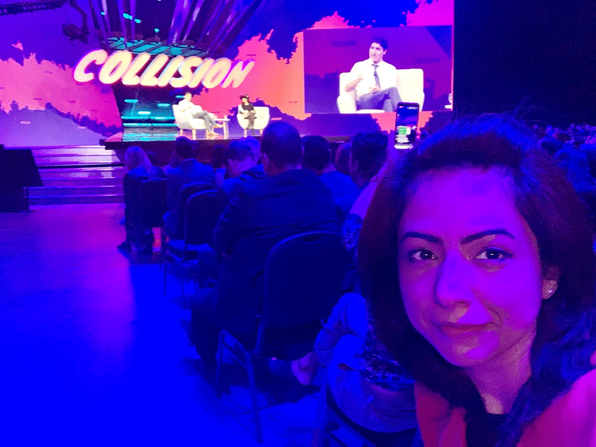 BunnyShah's tweet photo. Awesome start to @CollisionHQ with PM @JustinTrudeau … ”Empowering women to succeed is better for everyone. It’s not just the moral thing to do. It’s the SMART thing to do.” 💪🏼
#Collision2019 #JustinTrudeau #techtalent #fintech #womenintech #AI #Flybits 🚀 https://t.co/GogGqIiIt5