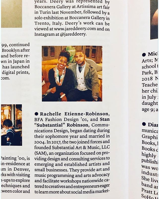 IamSubstantial's tweet photo. Growth. #Repost @subartandmusic Received our latest copy of the Prattfolio (Pratt Institute magazine) and was happy to see that we were featured in their Class Notes section. #pratt #prattinstitute #prattfolio #classnotes #prattalumni #prattpairs #subart… https://t.co/HR5hJDgQx8 https://t.co/QRv42rI5FP