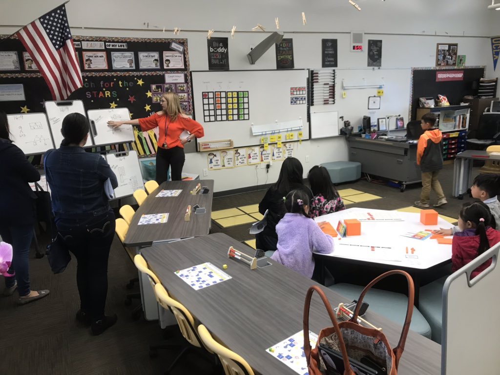 Parent night @ArcadiaUnified for a summer #MathCamp w rising 2nd graders, improving math w #CGI with #10frames #MathTalks and manipulatives focusing on #NumberSense & #Fluency !