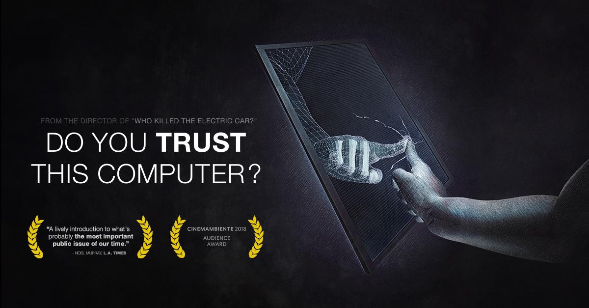 DoYouTrust's tweet image. &quot;The scariest part is none of it is fiction. It’s a documentary, and a good one.&quot;
Stream #DoYouTrustThisComputer this weekend: bit.ly/2LpLopc