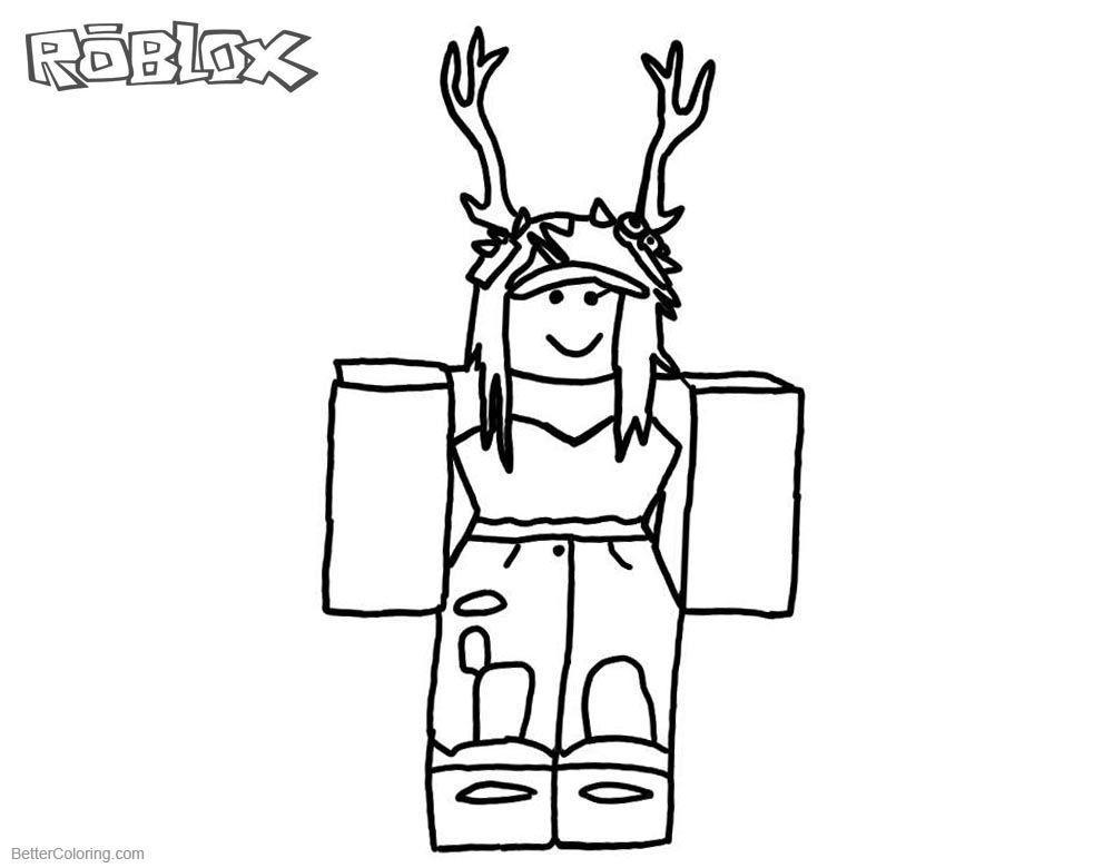 97 Collection Roblox Coloring Pages Girl Cute Best