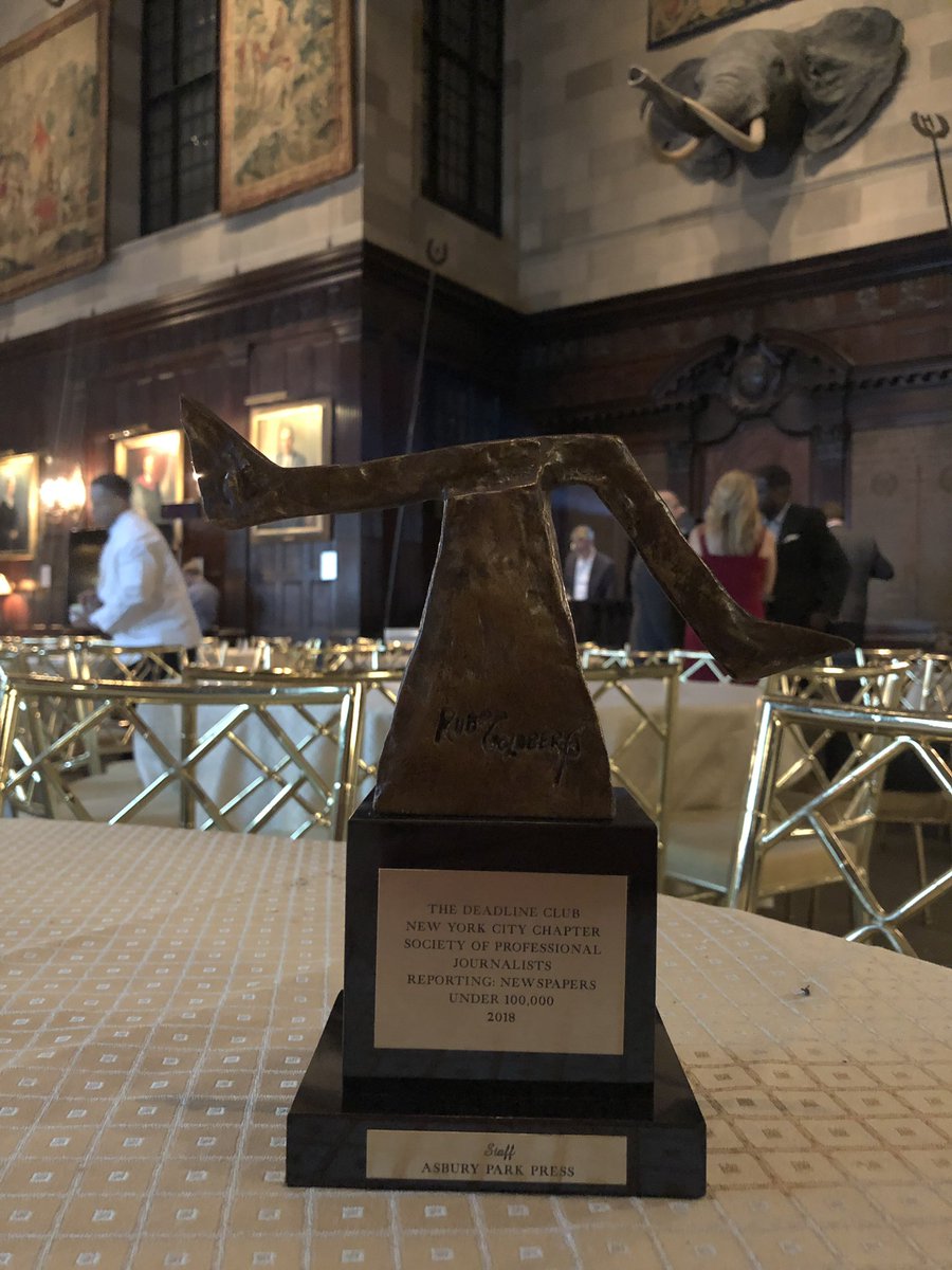 We won a <a href="/deadlineclub/">The Deadline Club</a> award for Protecting the Shield!
<a href="/AsburyParkPress/">Asbury Park Press</a> <a href="/Paul_DAmbrosio/">Paul D'Ambrosio</a> <a href="/NewsQuip/">Kala Atzinger</a> <a href="/GeeksterTweets/">Alex N. Gecan</a> <a href="/scervenka/">Susanne Cervenka 🌊</a> <a href="/KenSerranoAPP/">Ken Serrano</a>