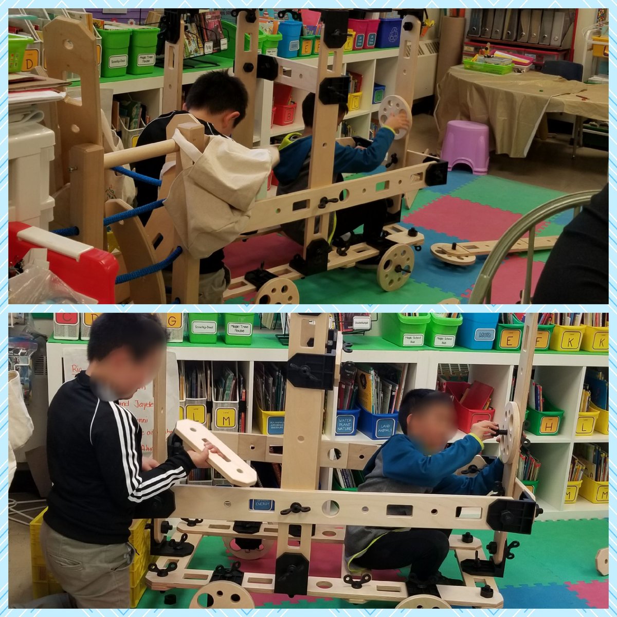 Msparkatlang's tweet photo. This week at RJ Lang, J, A and A carefully built a family van. 
I wonder what the next group will build? 🤔
@AndreaSamartzis https://t.co/AvpccLSmP1