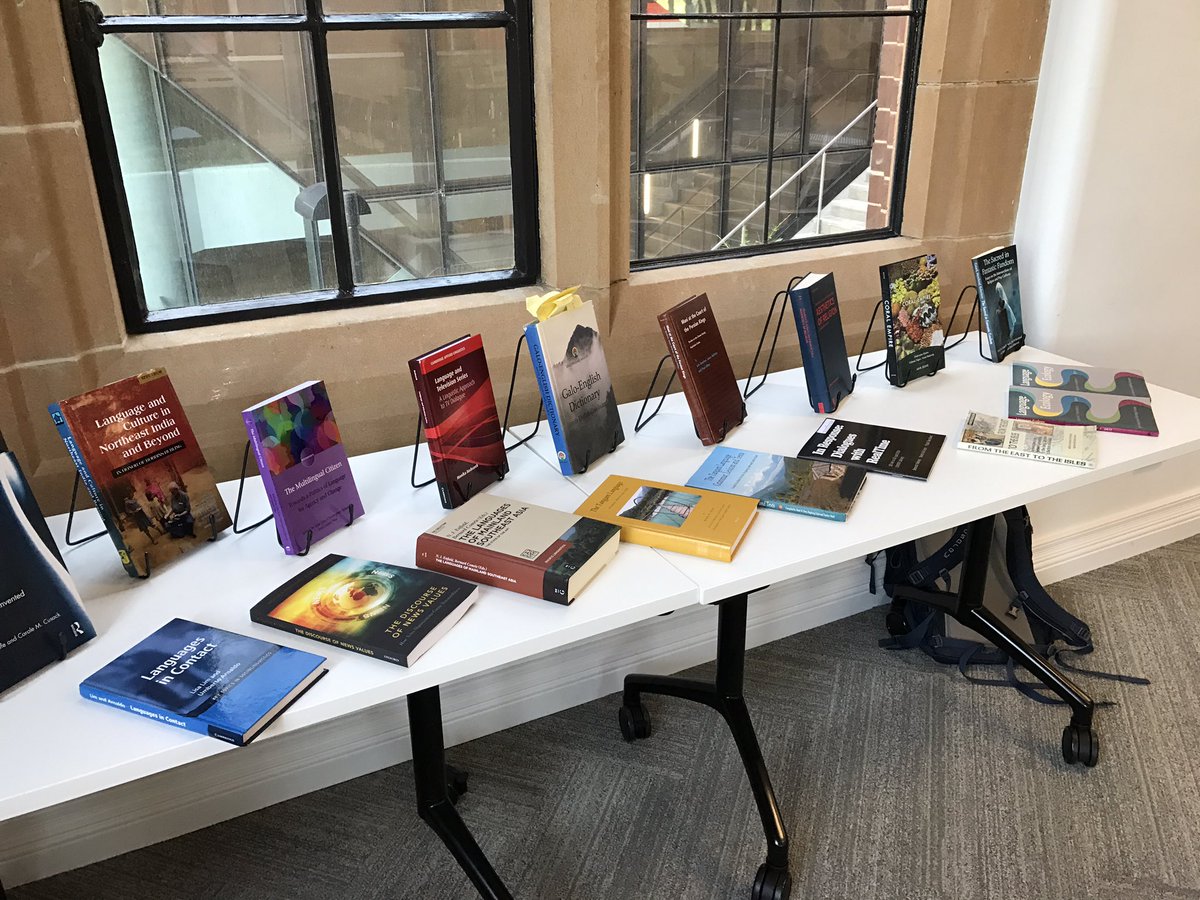 LisaLimLiSu's tweet photo. Umberto Ansaldo @HeadSLAM1 opens the School of Lit, Art &amp; Media's Research Fest @slaminfo @Sydney_Uni - pleased to contribute our outputs #LanguagesInContact @CambUP_LangLing #MultilingualCitizen @Multi_Ling_Mat #LanguageEcology @johnbenjamins &amp; #LinguisticMinoritiesHK https://t.co/e7VDyaemBJ