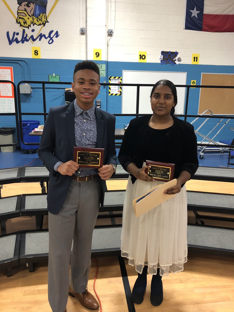 Jackson_Vikings's tweet photo. 8th grade awards night! The Viking of the Year nominees and winners! https://t.co/XbmRSsH62J